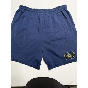 Vintage Dodger Sportswear Made In USA Michigan Wolverines Shorts‎ 6in Large